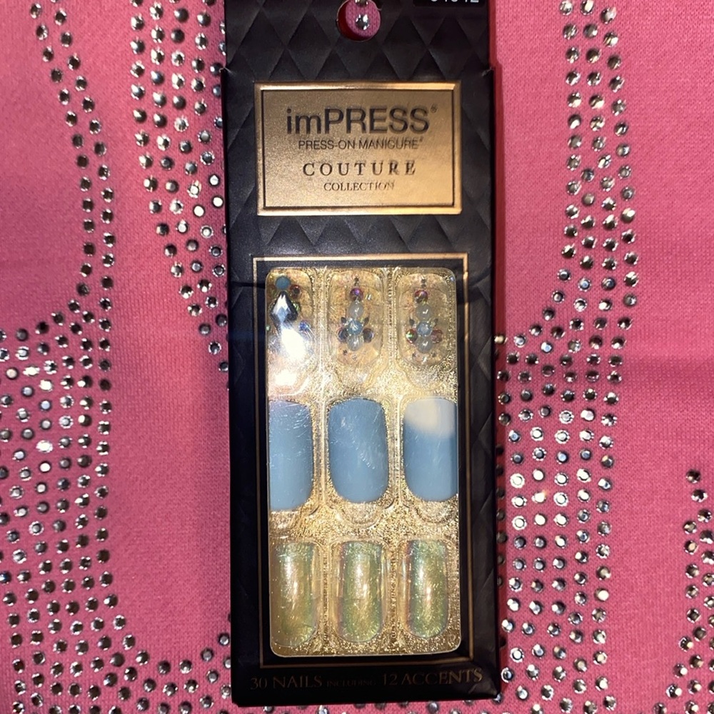 imPRESS Couture Collection Press-On Nails - Gold and Silver